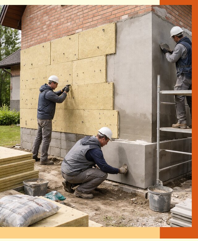 Утепление частного дома в Белореченске под ключ от 7608 руб/м2 — недорого | ТепломастерБлч