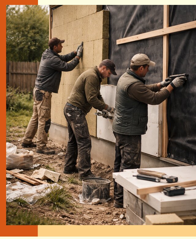 Утепление дачного дома под ключ в Белореченске