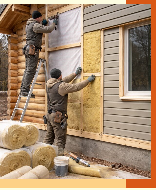 Утепление деревянного дома в Белореченске от 6289 руб./м2 — заказать работы | ТепломастерБлч