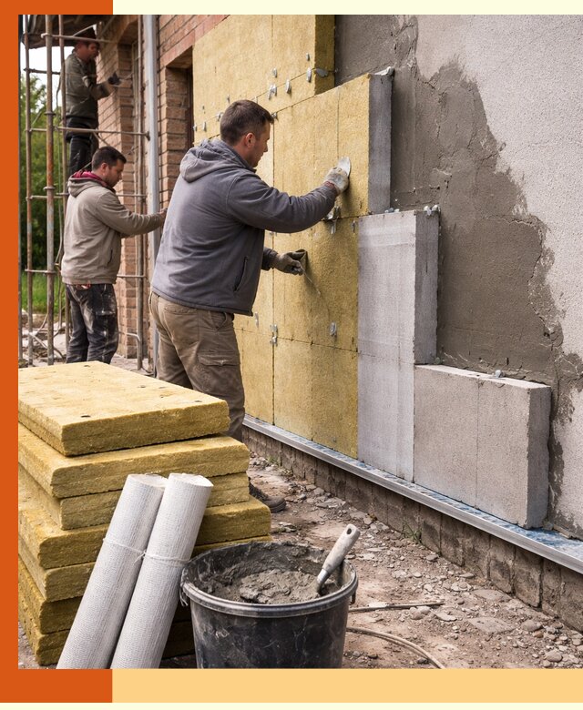 Утепление кирпичного дома под ключ в Белореченске