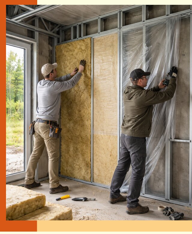 Утепление дома из ЛСТК в Белореченске с гарантией качества и эффективности