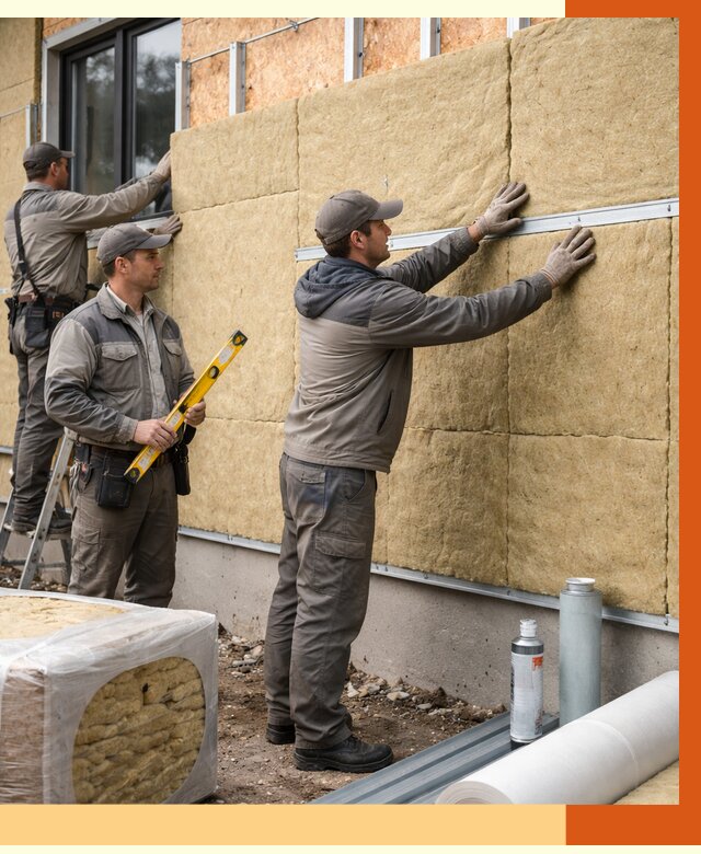 Утепление дома из SIP панелей в Белореченске от 6289 руб./м² под ключ | ТепломастерБлч