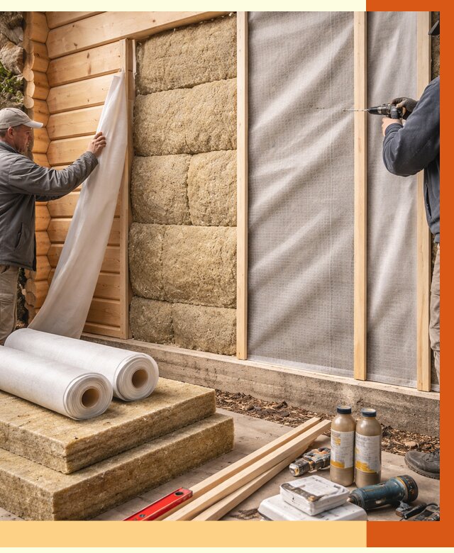 Утепление дома из минибруса в Белореченске от 4565 руб/м2 — заказать профессионально | ТепломастерБлч