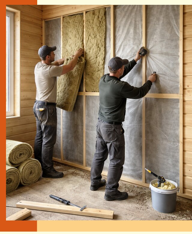 Утепление дома из минибруса в Белореченске: комплексные теплоизоляционные работы