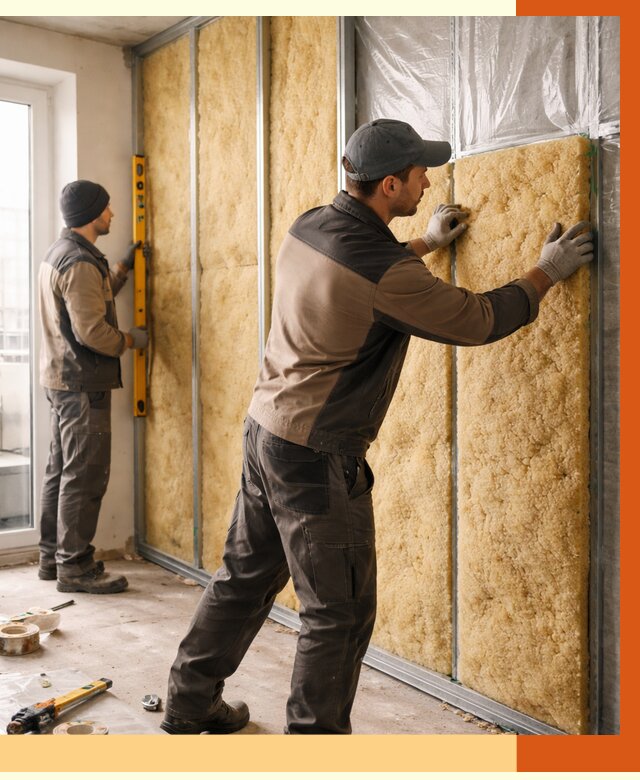 Утепление квартиры изнутри в Белореченске от 4413 руб. за м2 | Проф. работы ТепломастерБлч