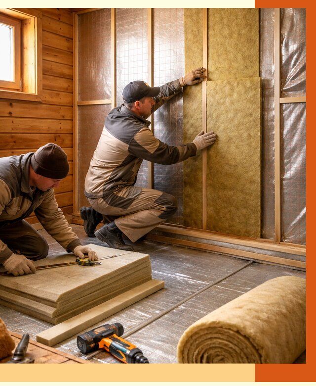 Утепление бани изнутри в Белореченске под ключ от 4260 руб./м² | ТепломастерБлч