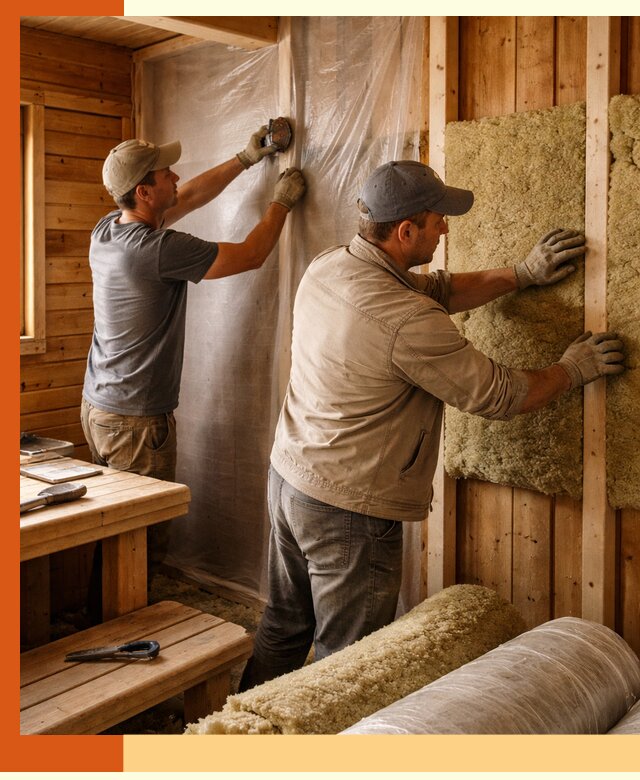 Утепление бани изнутри в Белореченске качественно и недорого