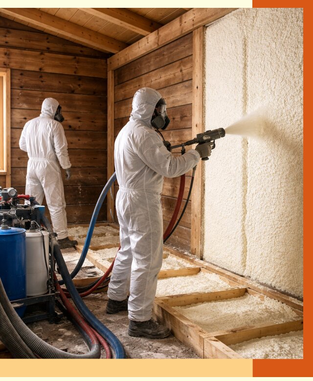 Утепление бани ппу в Белореченске под ключ от 4260 руб./м2 | ТепломастерБлч - напыление и монтаж ппу