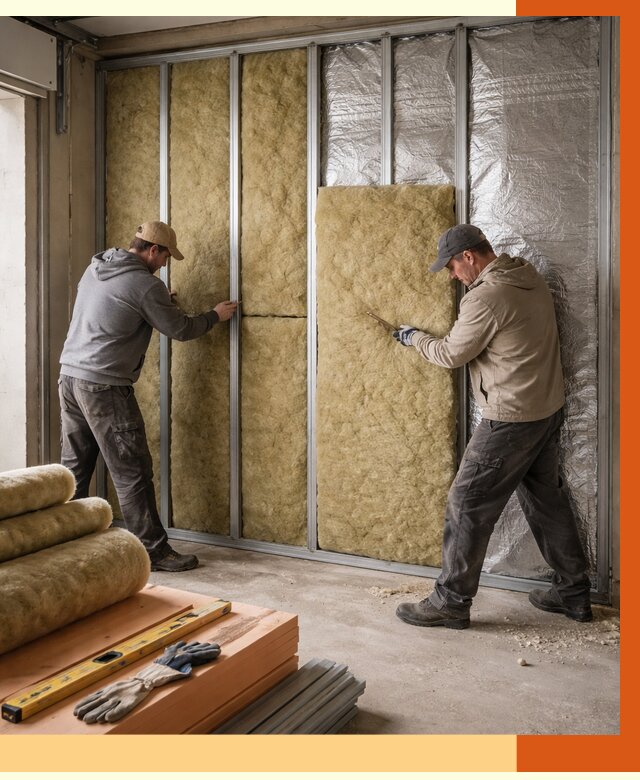 Утепление гаража изнутри в Белореченске от 7608 руб/м2 — работы и цена | ТепломастерБлч