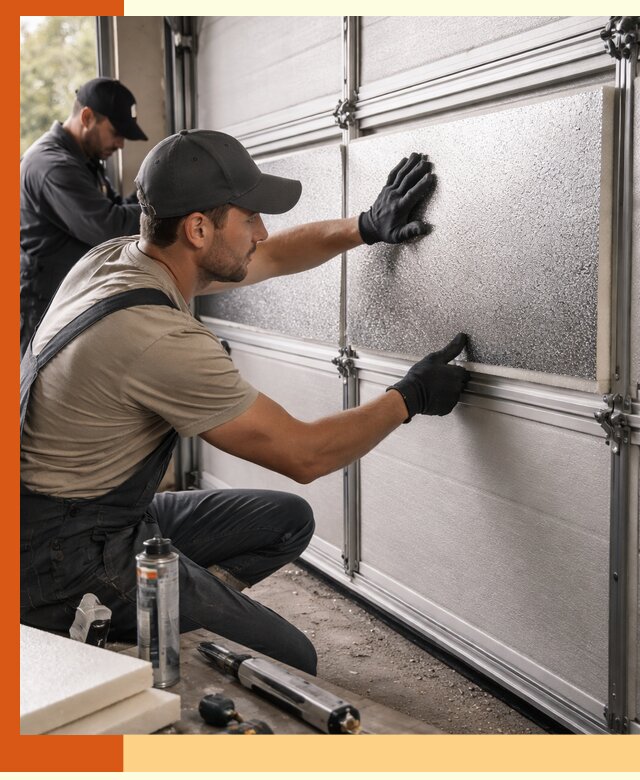 Утепление гаражных ворот в Белореченске качественно и надежно