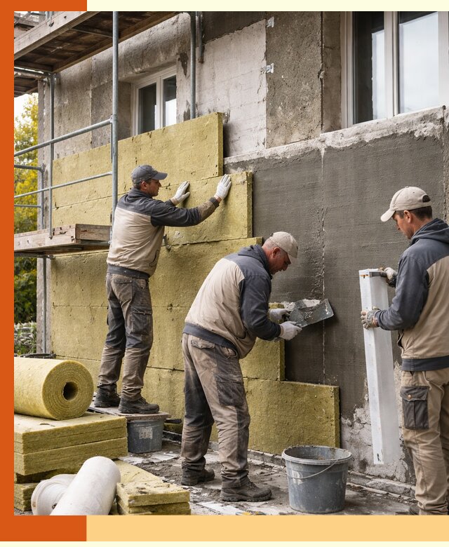 Утепление фасада зданий и домов в Белореченске