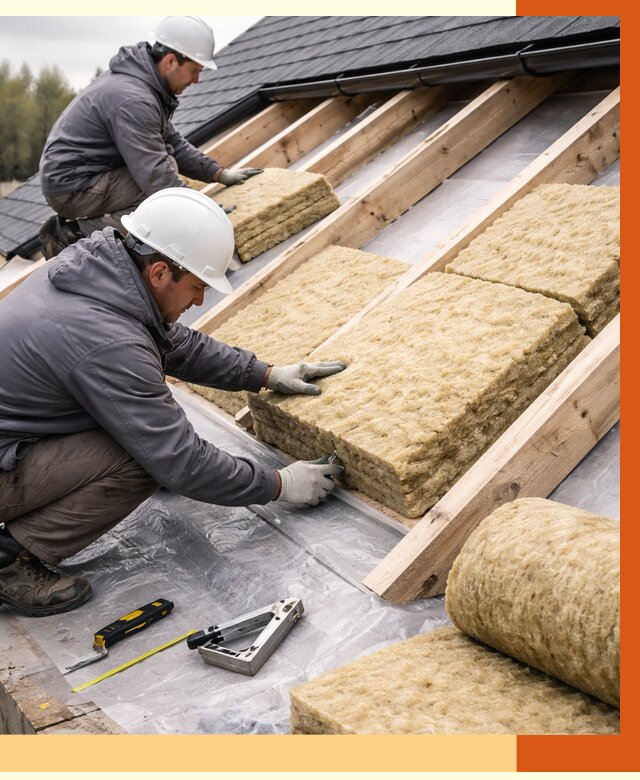 Утепление крыши в Белореченске от 1877 руб./м2 — комплексное утепление кровли | ТепломастерБлч