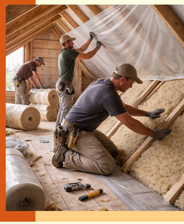 Утепление крыши изнутри в Белореченске: профессионально и надежно