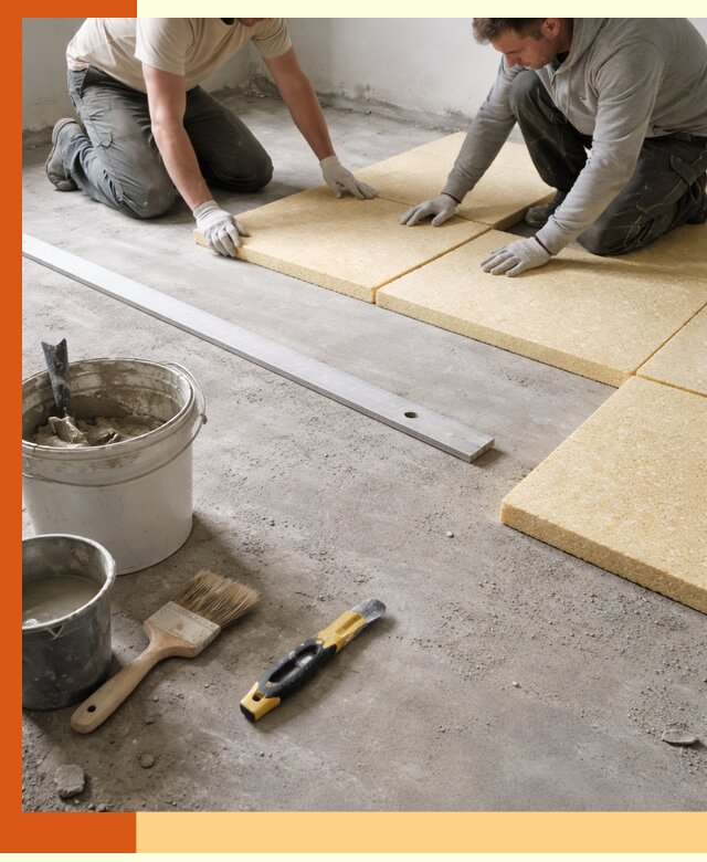 Утепление бетонного пола в Белореченске профессионально и недорого