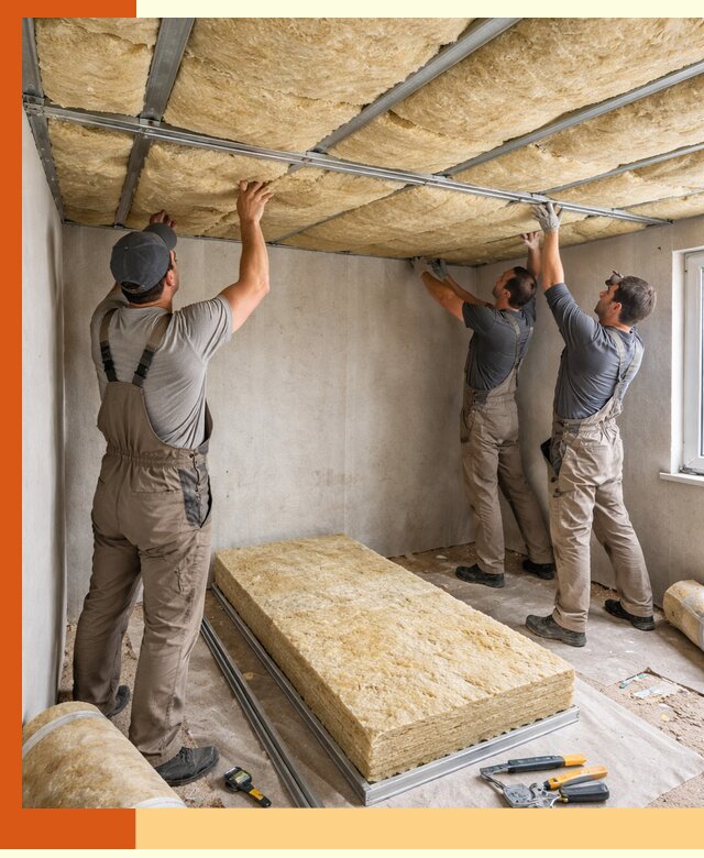 Утепление потолка в Белореченске — тепло и без сквозняков