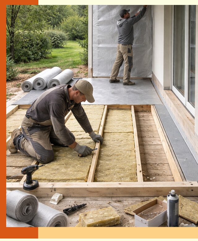 Утепление террасы в Белореченске — тепло и защита круглогодично