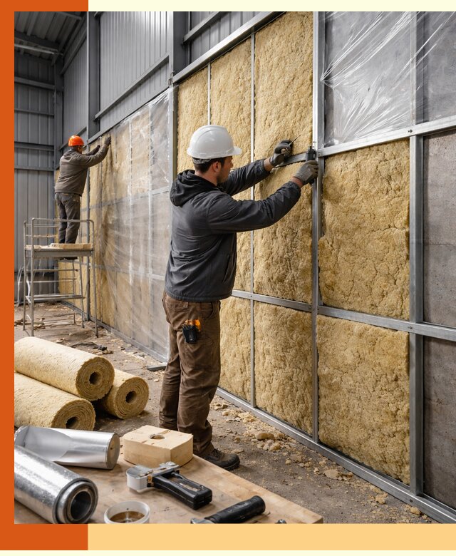 Утепление ангара в Белореченске — профессиональная теплоизоляция помещений