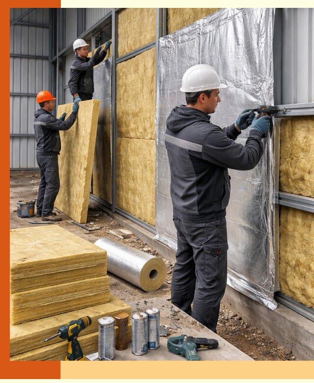 Утепление металлического ангара профессионально в Белореченске