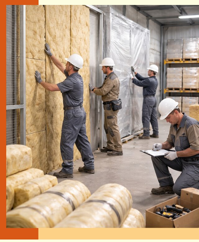 Утепление склада готовой продукции в Белореченске качественно и быстро