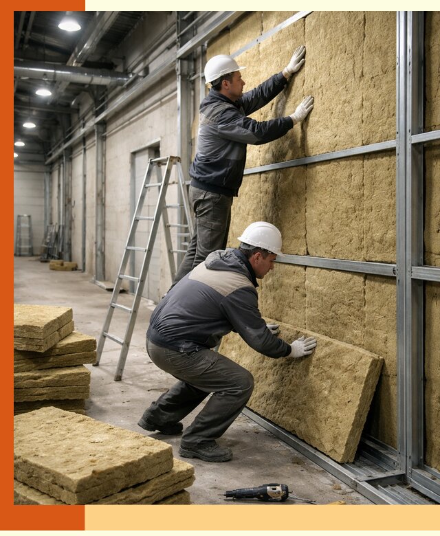 Утепление цеха под ключ в Белореченске с гарантией качества