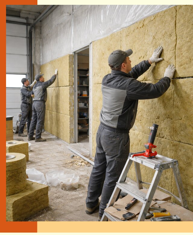 Утепление автосервиса и мастерских в Белореченске качественно и надёжно