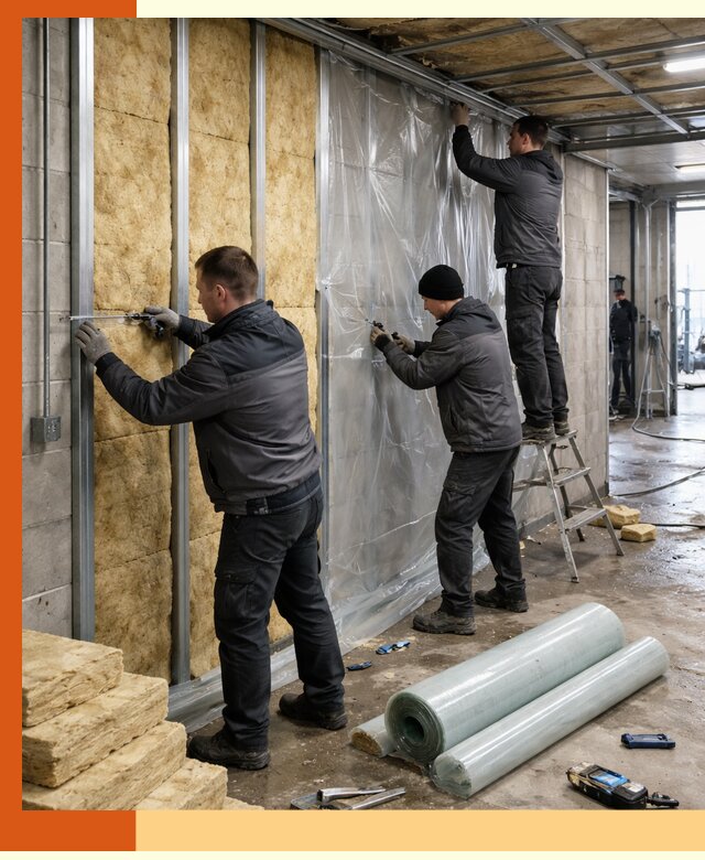 Профессиональное утепление автомойки в Белореченске для любого типа помещений