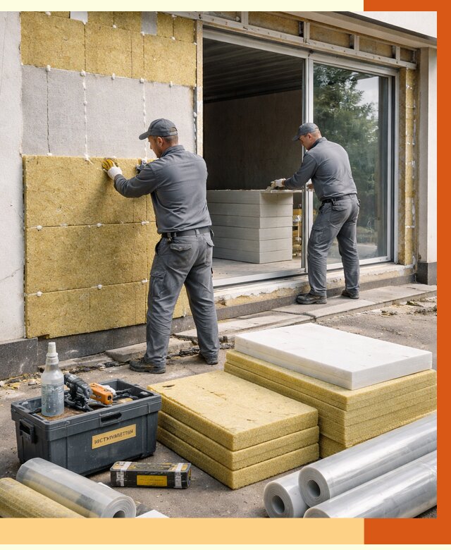 Утепление торгового павильона в Белореченске от 14709 руб./м² под ключ | ТепломастерБлч