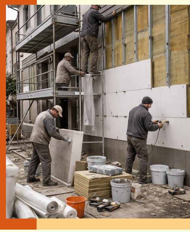 Утепление гостиницы под ключ в Белореченске с гарантией качества