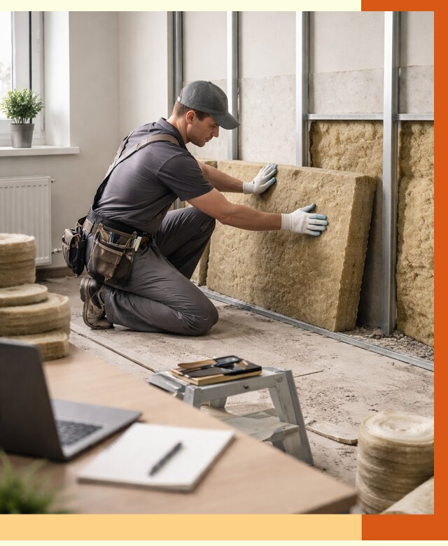 Утепление офиса в Белореченске от 4565 руб/м2 — комплексное утепление офиса под ключ | ТепломастерБлч