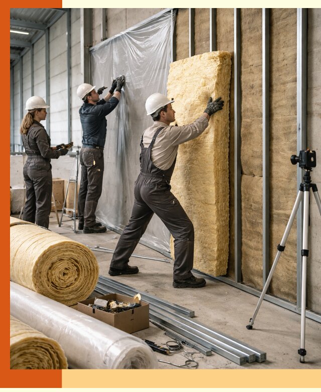 Утепление складского терминала в Белореченске профессионально и надёжно