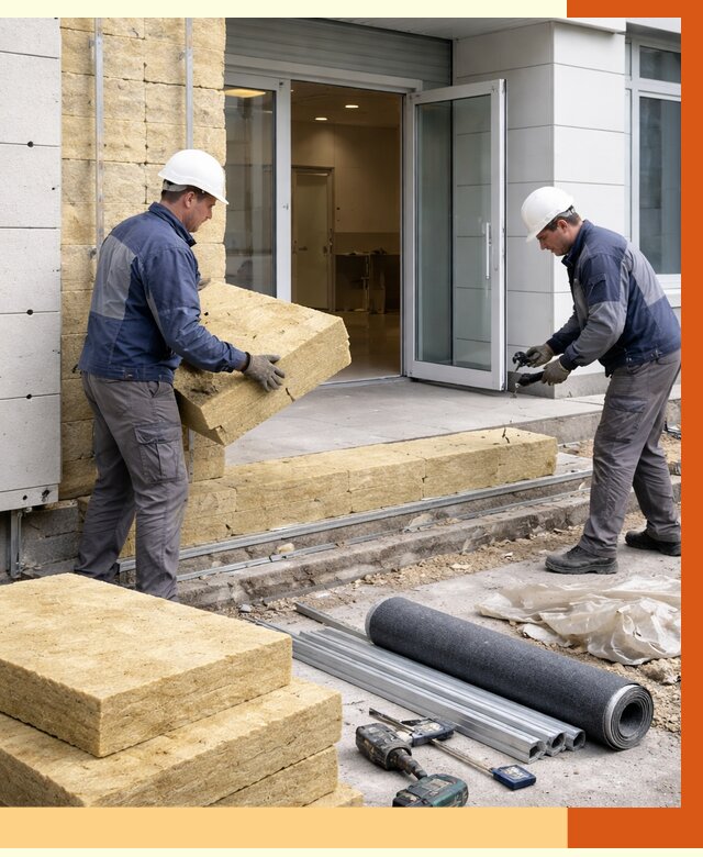 Утепление медицинского центра в Белореченске под ключ от 12680 руб./м² | ТепломастерБлч