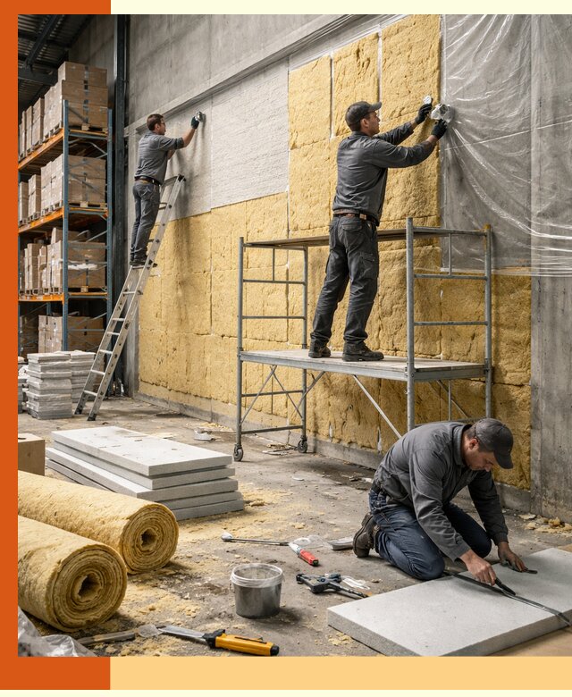 Утепление холодного склада под ключ в Белореченске