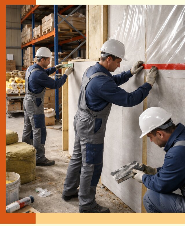 Утепление теплого склада под ключ в Белореченске