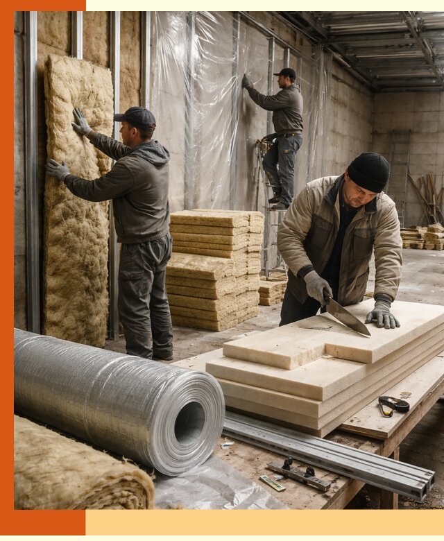 Утепление торгового склада в Белореченске с энергоэффективными решениями