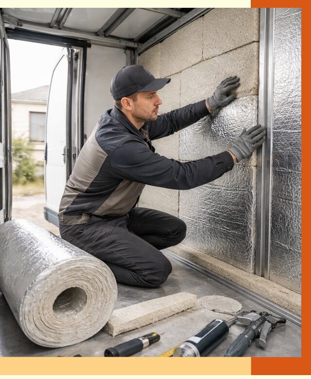 Утепление фургона рефрижератора в Белореченске от 12680 руб./м² под ключ | ТепломастерБлч