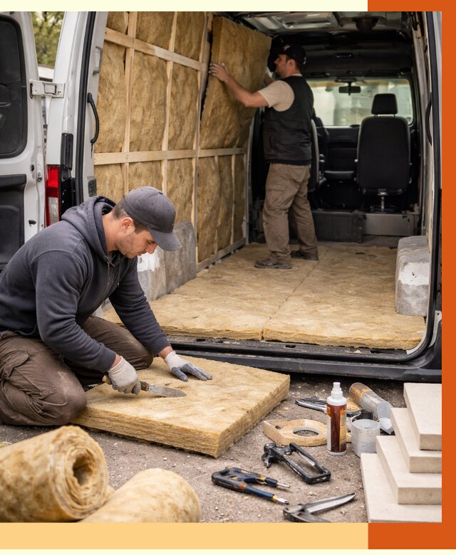 Утепление кемпера в Белореченске под ключ от 12173 руб. — профессионально | ТепломастерБлч