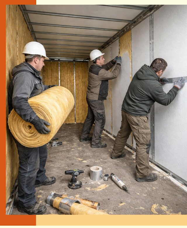 Утепление рефрижераторного контейнера в Белореченске профессионально и надежно