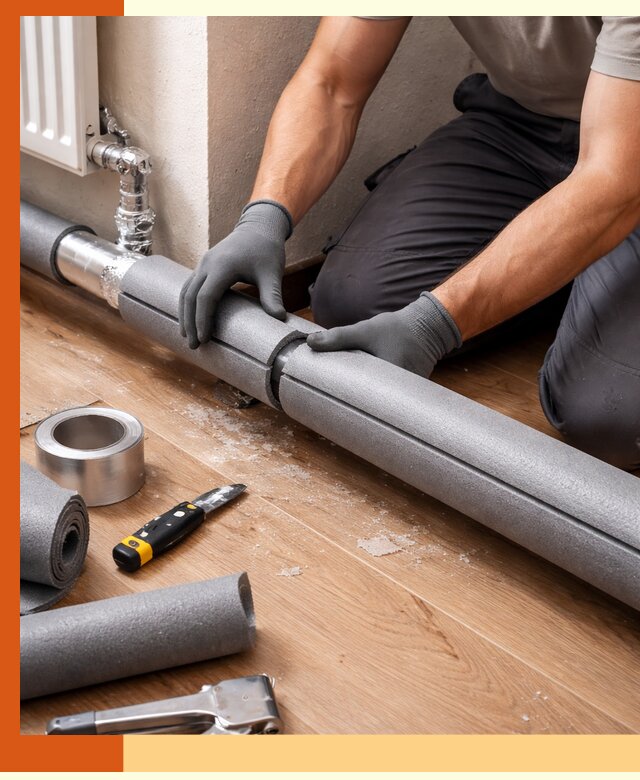 Утепление труб отопления в Белореченске: теплоизоляция и защита сети