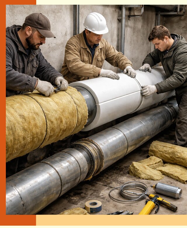 Утепление трубопровода в Белореченске с гарантией энергоэффективности