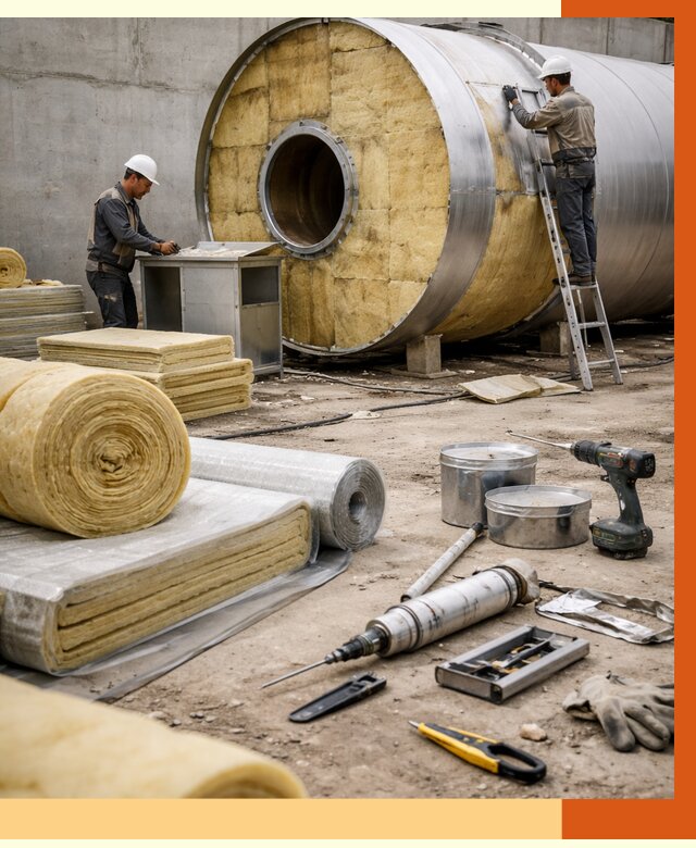 Утепление резервуара с топливом в Белореченске от 27896 руб. под ключ | ТепломастерБлч