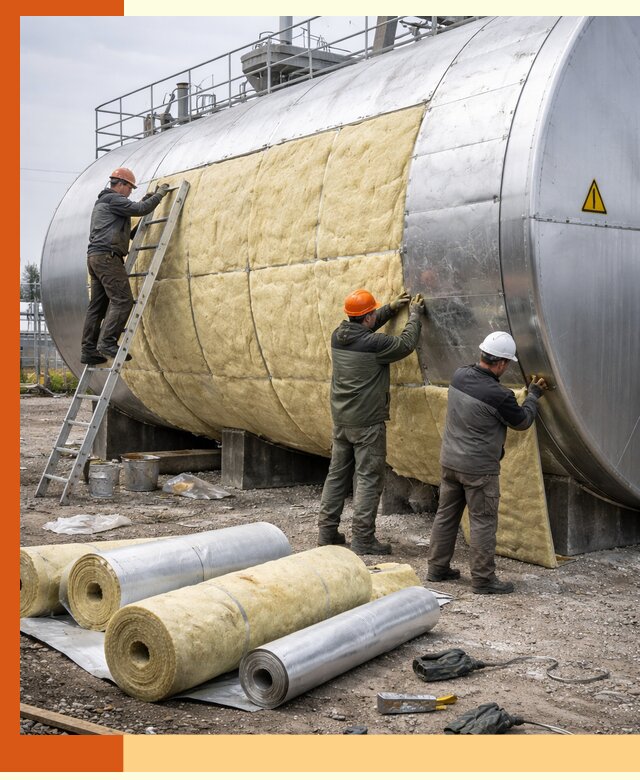 Утепление резервуаров с топливом в Белореченске надежно и экономично