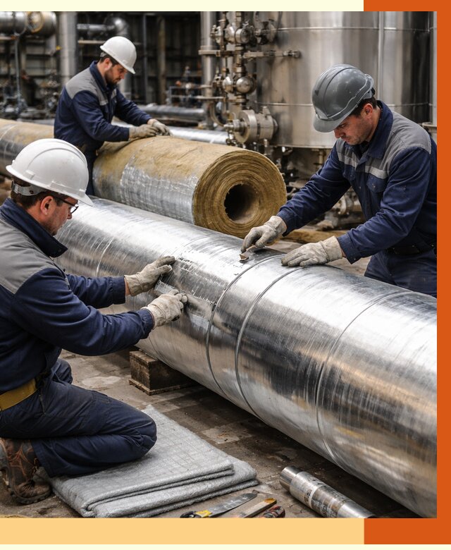 Утепление технологического оборудования в Белореченске от 4260 руб. за м2 | ТепломастерБлч