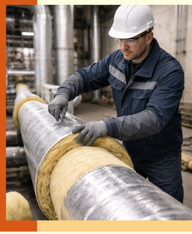 Утепление технологического оборудования и заводских установок в Белореченске