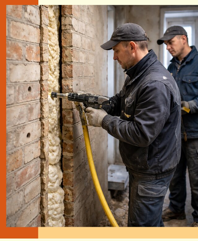 Межстеновое утепление пенополиуретаном в Белореченске