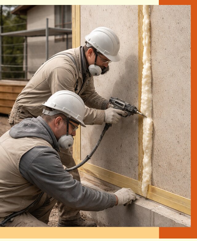 Утепление сип панелей ППУ в Белореченске от 4869 руб. под ключ | ТепломастерБлч