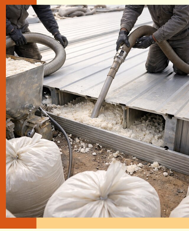 Заполнение пустот кровельных панелей пенными и мокрыми герметиками в Белореченске