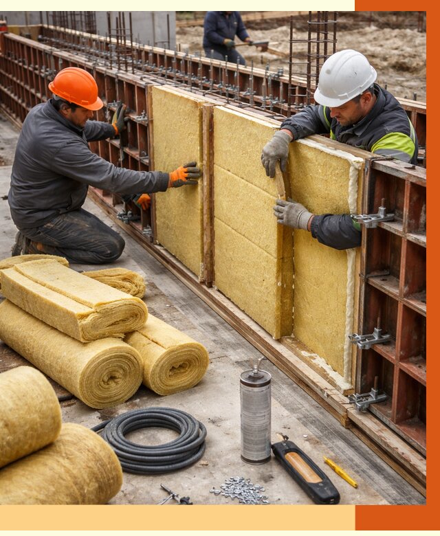 Теплоизоляция опалубки в Белореченске от 7304 руб. за м2 — услуги и монтаж | ТепломастерБлч
