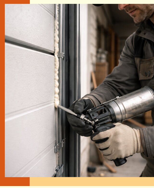 Заполнение пустот ворот в Белореченске профессионально и герметично