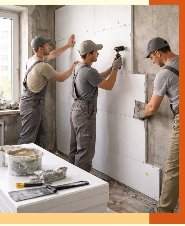 Утепление пенопластом домов и стен в Белореченске от 1877 руб. — ТепломастерБлч