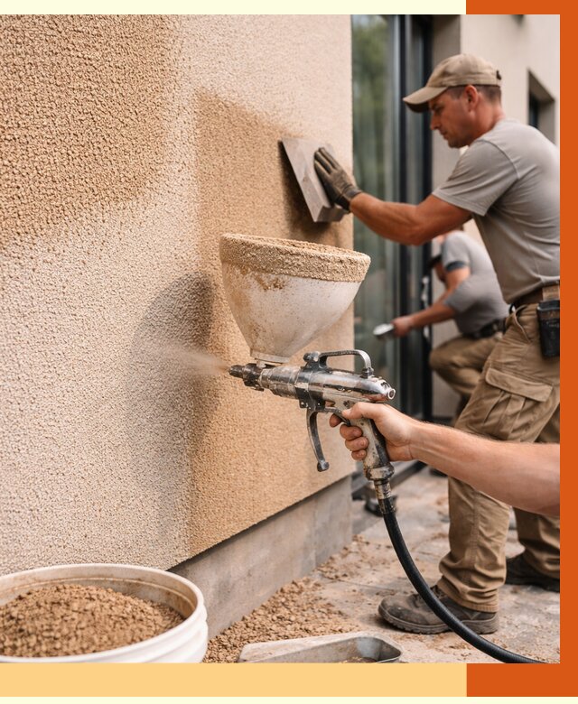 Утепление фасада жидкой пробкой в Белореченске от 4869 руб./м² под ключ | ТепломастерБлч